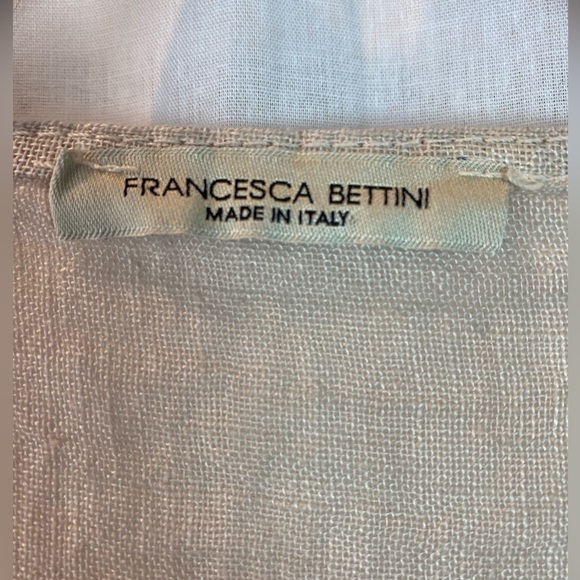 Boho Linen Wrap Dress | Cover up - Picture 4 of 6